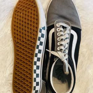 2 tone Vans (checkered bottoms)